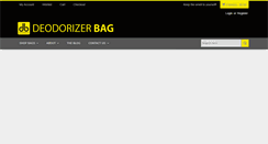 Desktop Screenshot of deodorizerbag.com